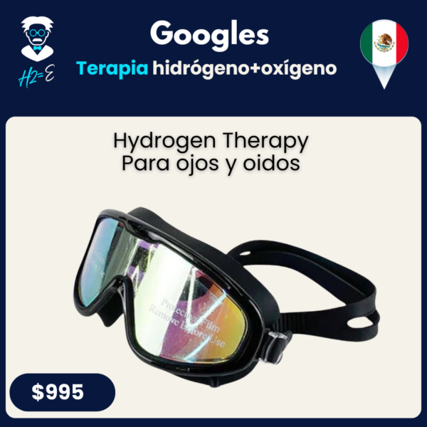 Gafas de Hidrógeno+Oxígeno con auriculares